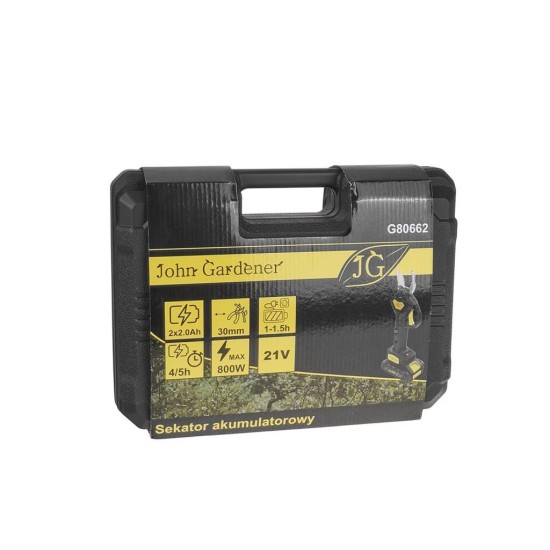 Akumulátorové nožnice 21 V, 2 x 2,0 Ah GEKO