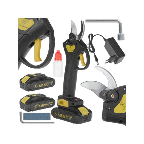 Akumulátorové nožnice 21 V, 2 x 2,0 Ah GEKO Akumulátorové nožnice 21 V, 2 x 2,0 Ah GEKO