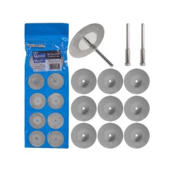 Diamantové kotúče ø 40 mm, sada 12 ks GEKO