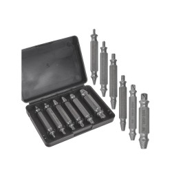 Vyťahovače na ohýbané skrutky 2 - 12 mm, obojstranné, sada 6 ks KELTIN