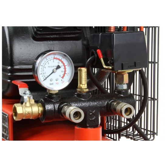 Olejový kompresor 2V, 100 l, 2.2 kW, 230 V MAR-POL Olejový kompresor 2V, 100 l, 2.2 kW, 230 V MAR-POL