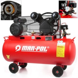 Olejový kompresor 2V, 100 l, 2.2 kW, 230 V MAR-POL Olejový kompresor 2V, 100 l, 2.2 kW, 230 V MAR-POL