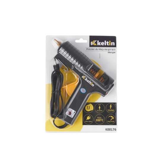 Lepiaca pištoľ s nastaviteľnou teplotou, 150 W, ø 11 mm KELTIN Lepiaca pištoľ s nastaviteľnou teplotou, 150 W, ø 11 mm KELTIN