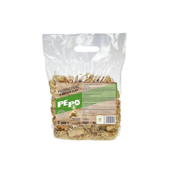 PE-PO drevená vlna podpaľovač 100 ks