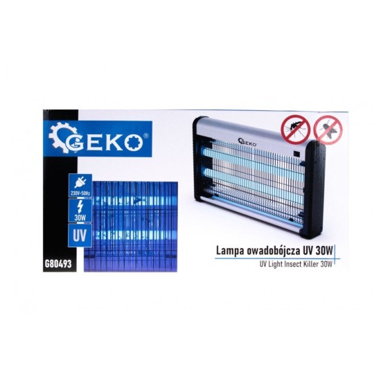 Lapač hmyzu, insekticidní UV lampa 30 W - GEKO