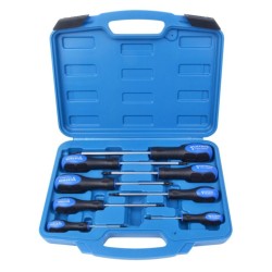 Skrutkovače TORX, T8 - T40, sada 8 ks QUATROS