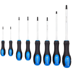 Skrutkovače TORX, T8 - T40, sada 8 ks QUATROS