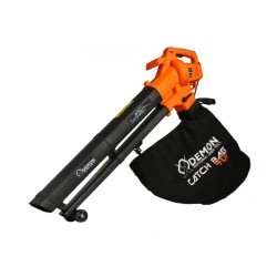 Elektrický fúkač, vysávač, drvič lístia, 3v1 DEMON Elektrický fúkač, vysávač, drvič lístia, 3v1 DEMON