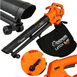 Elektrický fúkač, vysávač, drvič lístia, 3v1 DEMON Elektrický fúkač, vysávač, drvič lístia, 3v1 DEMON