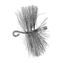 Komínová kefa 200 mm, oceľ GEKO