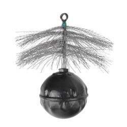 Komínová kefa okrúhla Ø 200 mm, hmotnosť 2,5 kg, lano 10 m GEKO