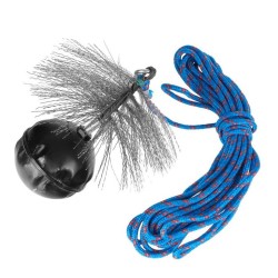 Komínová kefa okrúhla Ø 200 mm, hmotnosť 2,5 kg, lano 10 m GEKO