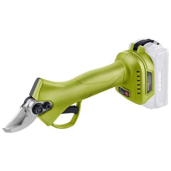 Akumulátorové záhradné nožnice, 20 V Li-ion, BRUSHLESS, bez akumulátora a nabíjačky EXTOL CRAFT Akumulátorové záhradné nožnice, 20 V Li-ion, BRUSHLESS, bez akumulátora a nabíjačky EXTOL CRAFT