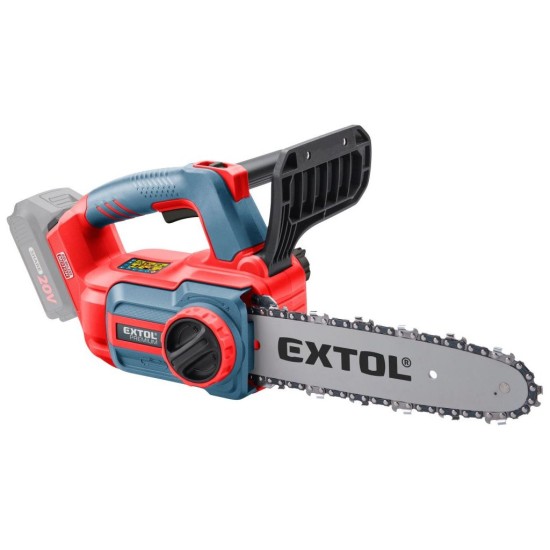 Akumulátor reťazovej píly SHARE 20 V, BRUSHLESS, 30 cm, bez akumulátora a nabíjačky EXTOL PREMIUM