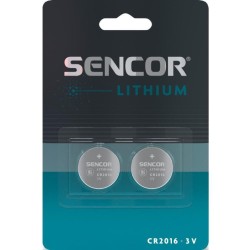 Lítiová batéria SBA CR2016 2BP SENCOR Lítiová batéria SBA CR2016 2BP SENCOR