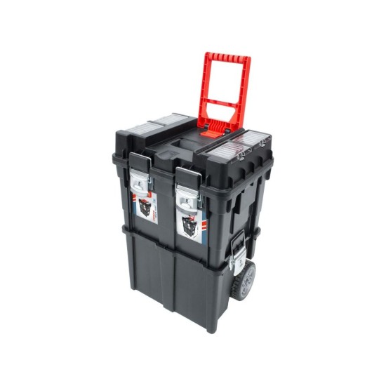 Kufrík na náradie na kolieskach HD LOGIC, 450 x 350 x 645 mm EXTOL PREMIUM