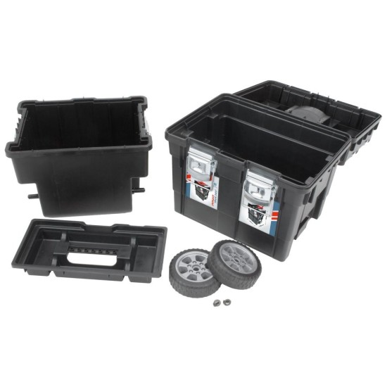 Kufrík na náradie na kolieskach HD LOGIC, 450 x 350 x 645 mm EXTOL PREMIUM