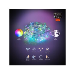 Inteligentná WiFi retiazka RXL 379, farebná, mikroježko, s efektmi, 120 LED RETLUX Inteligentná WiFi retiazka RXL 379, farebná, mikroježko, s efektmi, 120 LED RETLUX