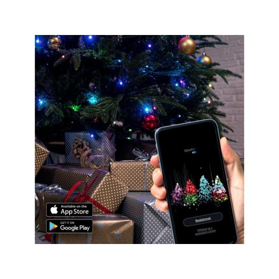 Inteligentná WiFi retiazka RXL 379, farebná, mikroježko, s efektmi, 120 LED RETLUX Inteligentná WiFi retiazka RXL 379, farebná, mikroježko, s efektmi, 120 LED RETLUX