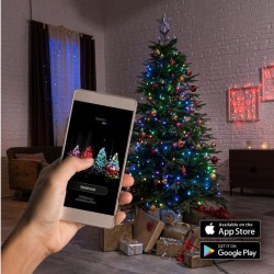 Inteligentná WiFi retiazka RXL 380, farebná, guľôčky, s efektmi, 120 LED RETLUX Inteligentná WiFi retiazka RXL 380, farebná, guľôčky, s efektmi, 120 LED RETLUX