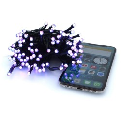 Inteligentná WiFi retiazka RXL 380, farebná, guľôčky, s efektmi, 120 LED RETLUX Inteligentná WiFi retiazka RXL 380, farebná, guľôčky, s efektmi, 120 LED RETLUX