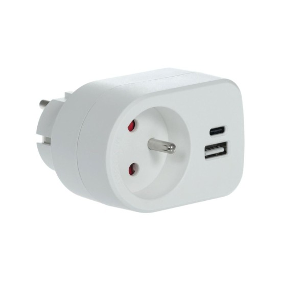 Zásuvka s 2xUSB RPC 70 WH, 5 V / 2100 mA RETLUX Zásuvka s 2xUSB RPC 70 WH, 5 V / 2100 mA RETLUX