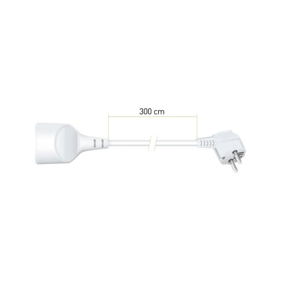 Predlžovacia zásuvka RPC 42, 3 m, 1 zásuvka, 3 x 1,0 mm² RETLUX Predlžovacia zásuvka RPC 42, 3 m, 1 zásuvka, 3 x 1,0 mm² RETLUX