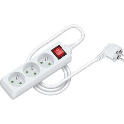 Predlžovací kábel RPC 18, 1,5 m, 3 zásuvky, 3 x 1,0 mm² WS RETLUX Predlžovací kábel RPC 18, 1,5 m, 3 zásuvky, 3 x 1,0 mm² WS RETLUX