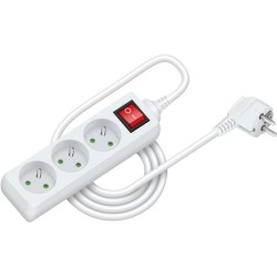 Predlžovací kábel RPC 19, 2 m, 3 zásuvky, 3 x 1,0 mm² WS RETLUX