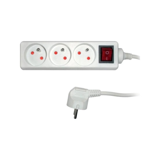 Predlžovací kábel RPC 21, 5 m, 3 zásuvky, 3 x 1,0 mm² WS RETLUX Predlžovací kábel RPC 21, 5 m, 3 zásuvky, 3 x 1,0 mm² WS RETLUX