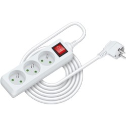 Predlžovací kábel RPC 21, 5 m, 3 zásuvky, 3 x 1,0 mm² WS RETLUX Predlžovací kábel RPC 21, 5 m, 3 zásuvky, 3 x 1,0 mm² WS RETLUX