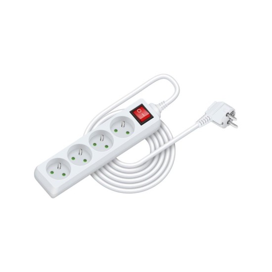 Predlžovacia zásuvka RPC 26, 5 m, 4 zásuvky, 3 x 1,0 mm² WS RETLUX Predlžovacia zásuvka RPC 26, 5 m, 4 zásuvky, 3 x 1,0 mm² WS RETLUX