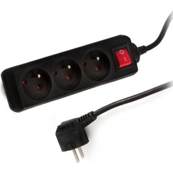 Prodlužovací přívod RPC 20B, 3 m, 3 zásuvky, 3 x 1,0 mm² WS RETLUX Prodlužovací přívod RPC 20B, 3 m, 3 zásuvky, 3 x 1,0 mm² WS RETLUX