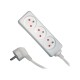 Predlžovací kábel RPC 03, 3 m, 3 zásuvky, 3 x 1,0 mm² RETLUX Predlžovací kábel RPC 03, 3 m, 3 zásuvky, 3 x 1,0 mm² RETLUX