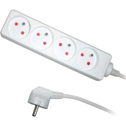 Predlžovací kábel RPC 08, 3 m, 4 zásuvky, 3 x 1,0 mm² RETLUX Predlžovací kábel RPC 08, 3 m, 4 zásuvky, 3 x 1,0 mm² RETLUX