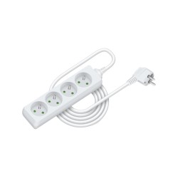 Predlžovací kábel RPC 08, 3 m, 4 zásuvky, 3 x 1,0 mm² RETLUX