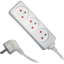 Predlžovací kábel RPC 02, 2,2 m, 3 zásuvky, 3 x 1,0 mm² RETLUX Predlžovací kábel RPC 02, 2,2 m, 3 zásuvky, 3 x 1,0 mm² RETLUX