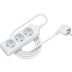 Predlžovací kábel RPC 02, 2,2 m, 3 zásuvky, 3 x 1,0 mm² RETLUX Predlžovací kábel RPC 02, 2,2 m, 3 zásuvky, 3 x 1,0 mm² RETLUX