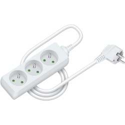 Predlžovací kábel RPC 01, 1,5 m, 3 zásuvky, 3 x 1,0 mm² RETLUX Predlžovací kábel RPC 01, 1,5 m, 3 zásuvky, 3 x 1,0 mm² RETLUX