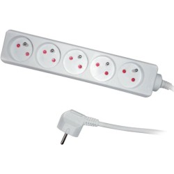 Predlžovacia zásuvka RPC 14, 5 m, 5 zásuviek, 3 x 1,0 mm² RETLUX