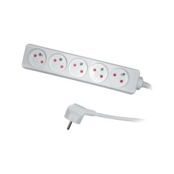 Predlžovacia zásuvka RPC 14, 5 m, 5 zásuviek, 3 x 1,0 mm² RETLUX Predlžovacia zásuvka RPC 14, 5 m, 5 zásuviek, 3 x 1,0 mm² RETLUX