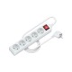 Predlžovací kábel RPC 28, 1,5 m, 5 zásuviek, 3 x 1,0 mm² WS RETLUX
