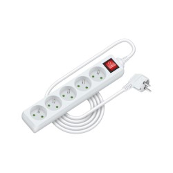 Predlžovací kábel RPC 30, 3 m, 5 zásuviek, 3 x 1,0 mm² WS RETLUX