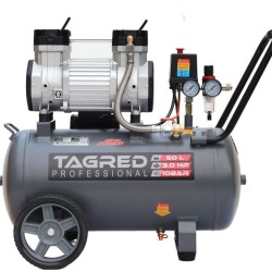 Bezolejový kompresor R2, HEAVY DUTY, 50 l, 3 kW, 230 V, 10 bar - TAGRED