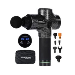 Batériový masážny prístroj na telo, 250 W, 7 hlavíc KRAFT&DELE