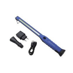 Dielenské svietidlo, úzke, LED COB 3 W, dobíjacie QUATROS Dielenské svietidlo, úzke, LED COB 3 W, dobíjacie QUATROS