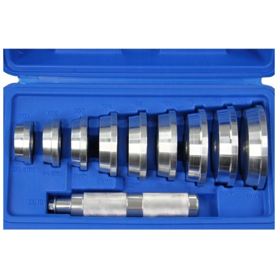 Sada na lisování ložisek a silentbloků 39,5-81 mm, 10 ks - MAR-POL