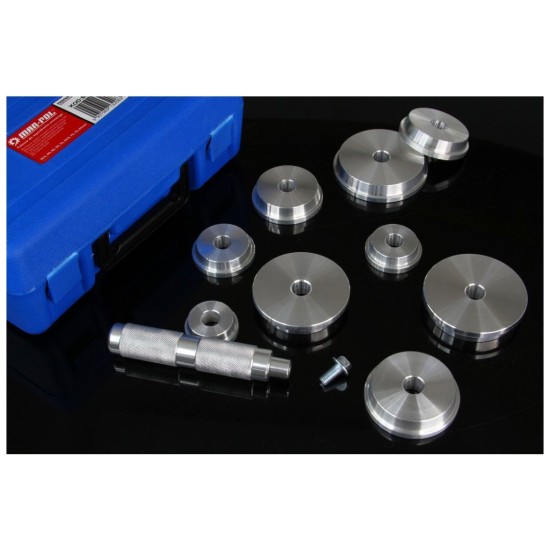 Sada na lisování ložisek a silentbloků 39,5-81 mm, 10 ks - MAR-POL