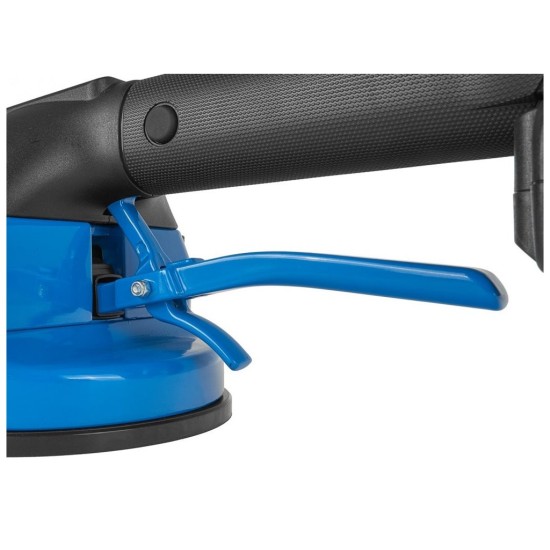 Batériová vibračná prísavka na dlaždice 2x18 V, 2,0 Ah, 120 mm GEKO