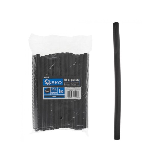Náplň do tavné pistole, 11×200 mm, 1 kg, černé - GEKO Náplň do tavné pistole, 11×200 mm, 1 kg, černé - GEKO